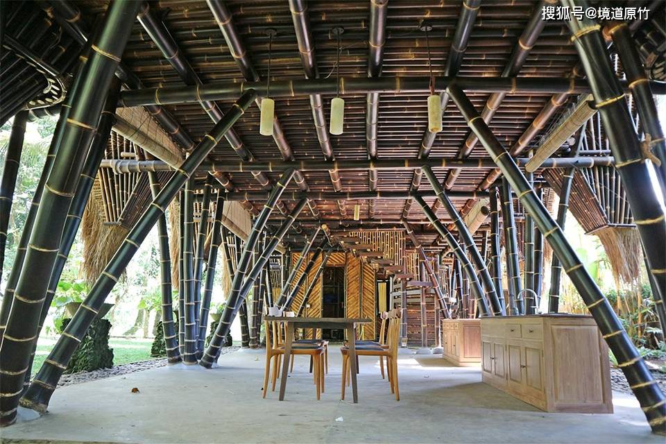 特色几何形状的竹屋建筑,你见过吗?生态竹建筑_竹子_设计_特点