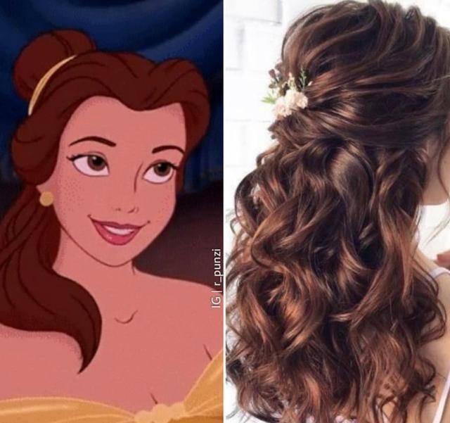 还原迪士尼公主的发型,艾莎造型依旧惊艳,乐佩发型最好看