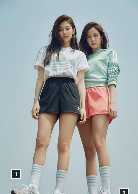 blackpink成员adidas画报,青春运动风,浪漫少女心简直被美哭了_风格