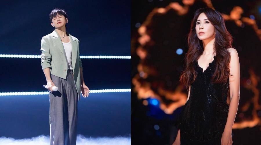 在第四组演唱中,那英队出场的是飞行嘉宾张震岳,他带来的是张艾嘉的