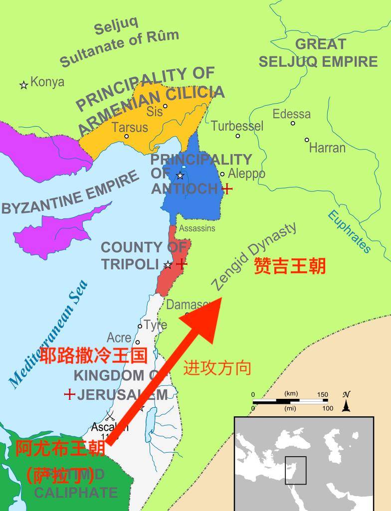 平叛,叛乱镇压之后,萨拉丁就呆在埃及不肯走了,然后建立了阿尤布王朝