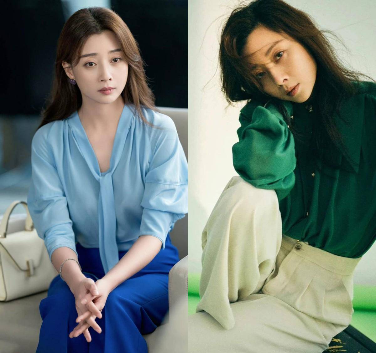 44岁的殷桃终于不躲了,衣服显这三个地方,年龄显身材,就像少女_时尚