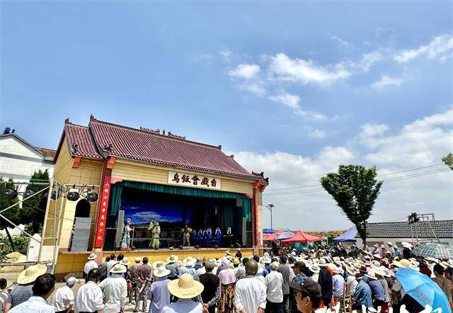 逛廟會,看大戲,品烏飯!2023和鳳陳郭村烏飯會舉辦_南京市_烏米_村民