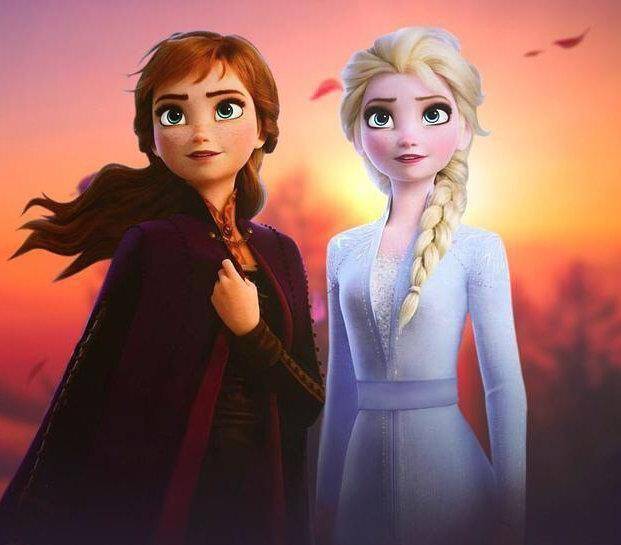 冰雪奇缘2 观众绝对没看过的素颜elsa_女王_样子_妹妹