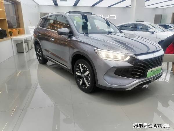 滨州实拍宋pro dm-i冠军版,远山青 净月米配色,动力满足家用_搜狐汽车