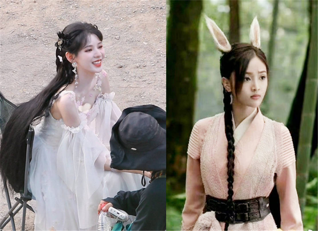 张予曦斗罗大陆2路透,白色长裙美若仙子下凡,吴宣仪造型被完爆_小舞