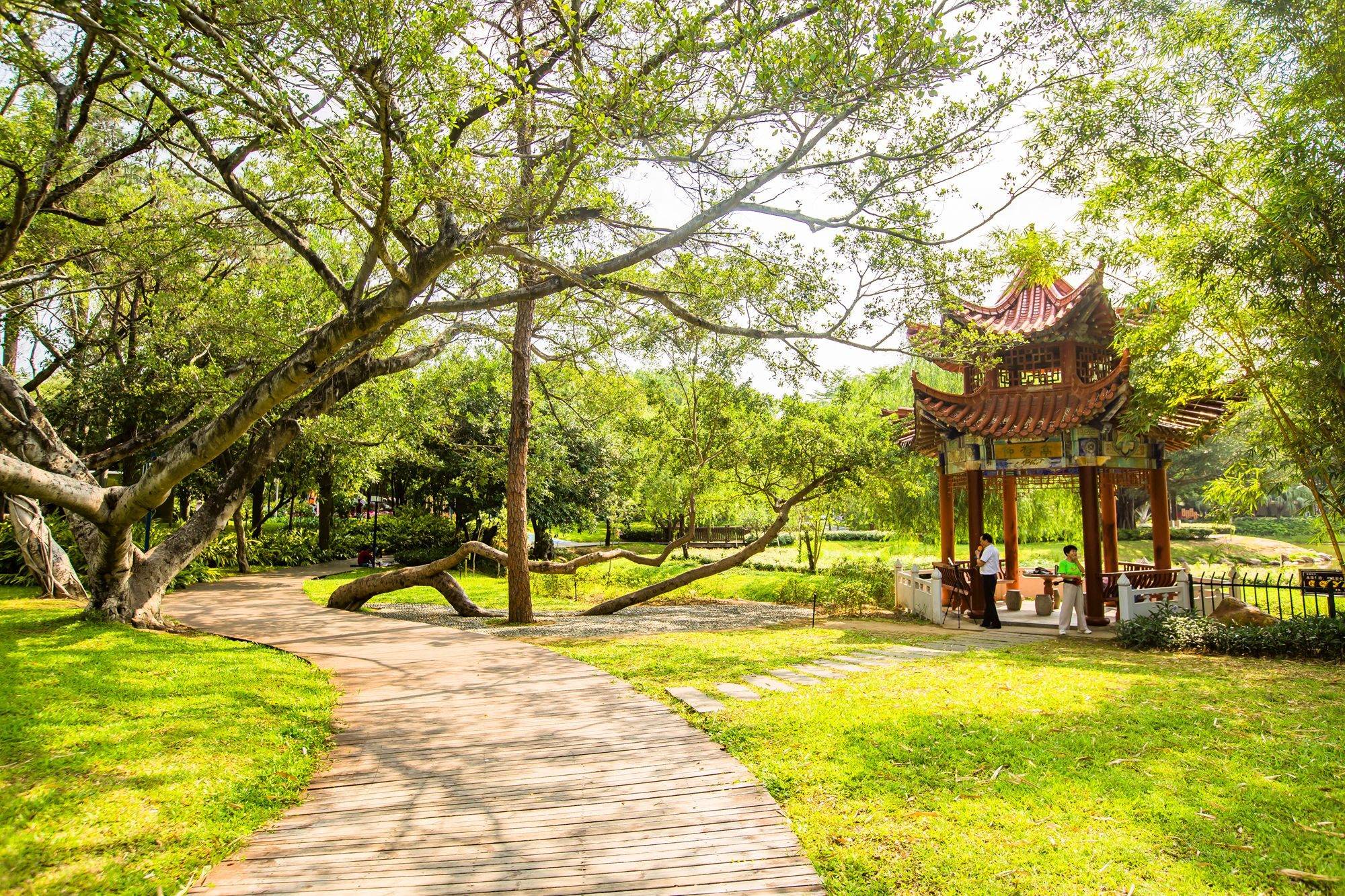 北海长青公园,以纪念为主题的综合性公园,是休闲娱乐的好去处_坦克