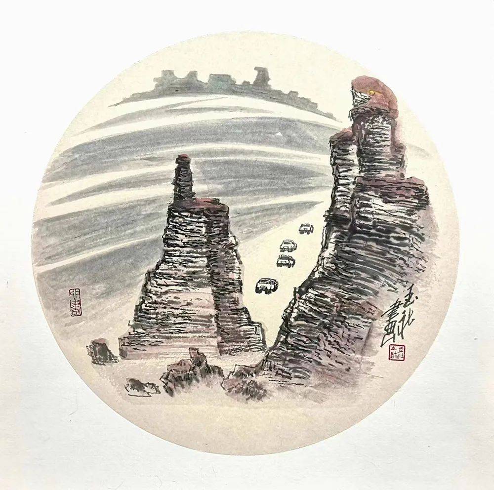 【北京墨真书画院】特别推荐当代国画家--刘玉社骋怀大海道作品赏析