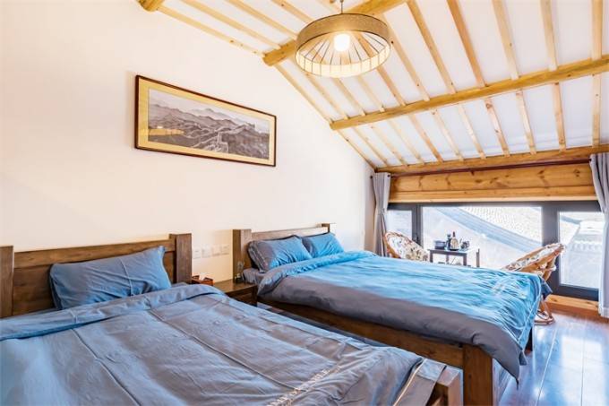 北京密云古北口镇粟菽坊民宿农家院,占地1000多平米,采菊东篱的田园