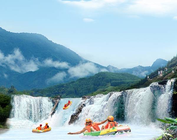 重庆漂流_来佛影峡漂流,领全网最优惠漂流券_重庆漂流_景区_过程_船体