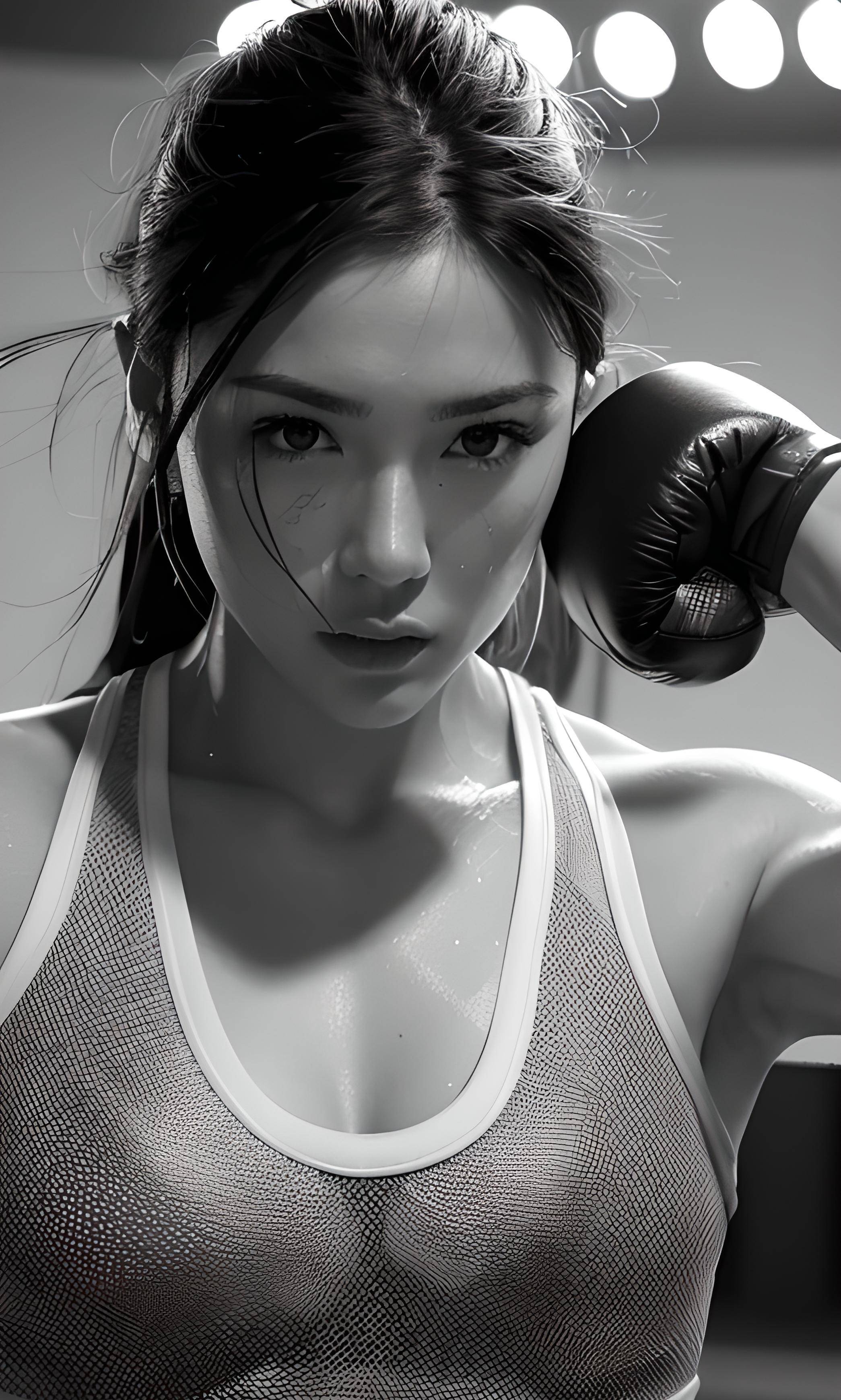 女拳击手用实力和毅力向世界证明女性的力量