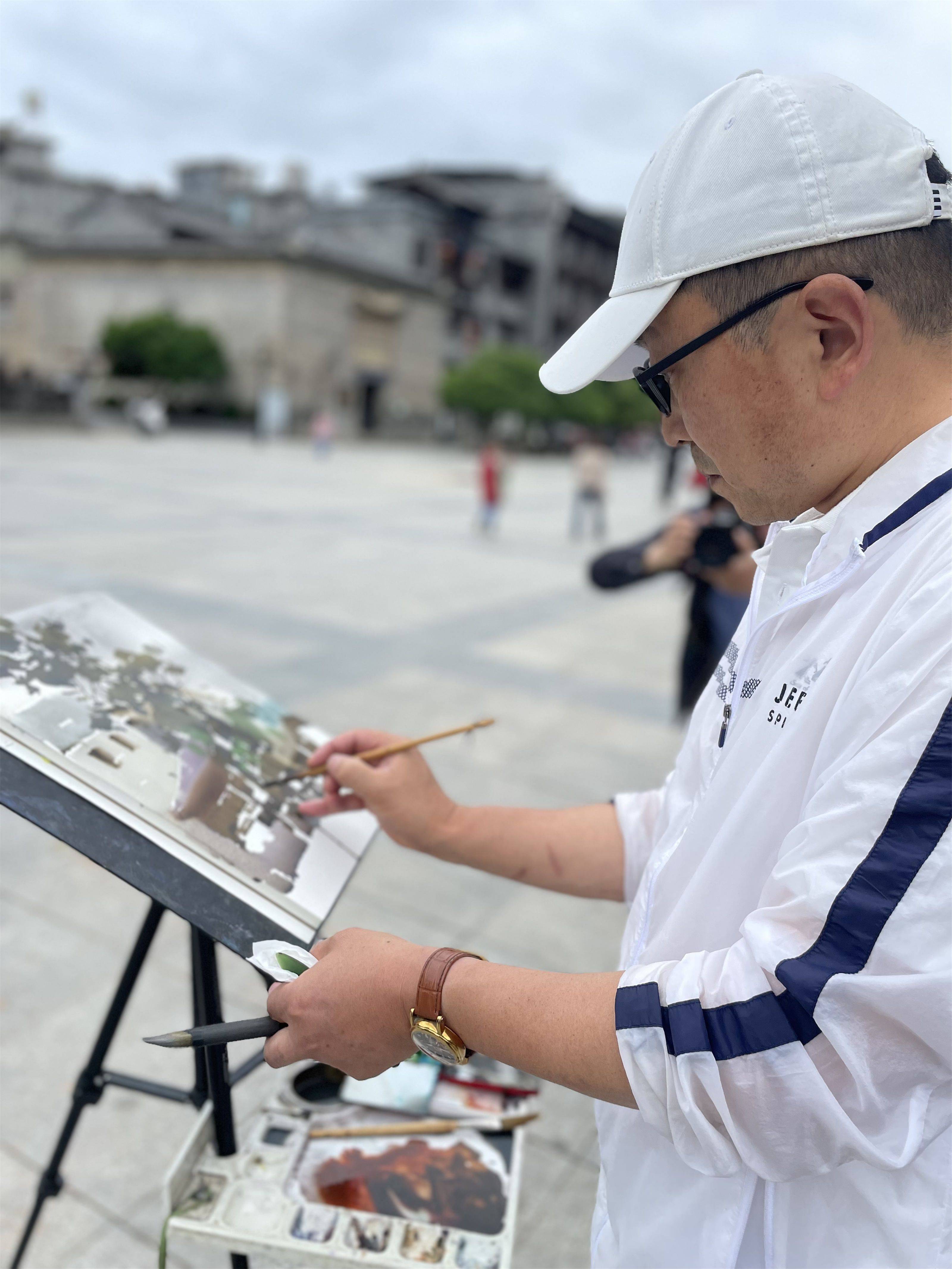 陕西省美术家协会重走"长安画派"之路采风写生活动走进商洛_创作_作品