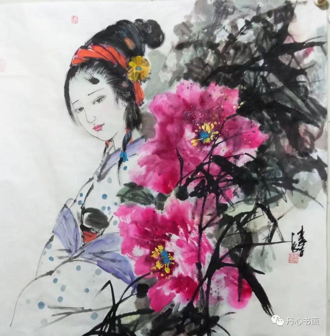 古朴雅致,细腻遒劲|人物画家李立辰_作品_石齐_写意