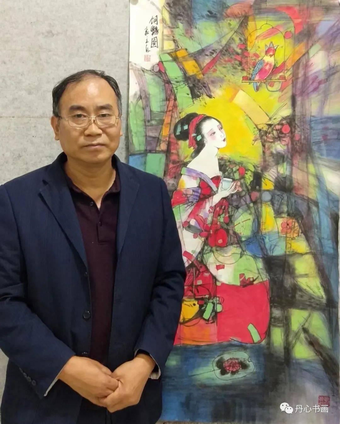 古朴雅致,细腻遒劲|人物画家李立辰_作品_石齐_写意