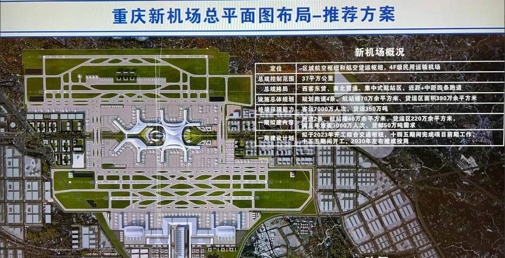 重庆正兴机场规划:占地3.