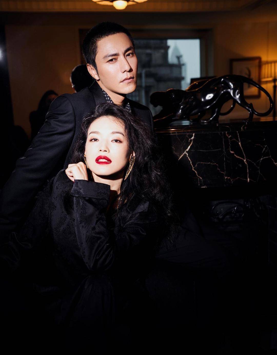 寸头红唇配黑西装又欲又a,有港剧大佬那味儿了_气质_时尚_大片