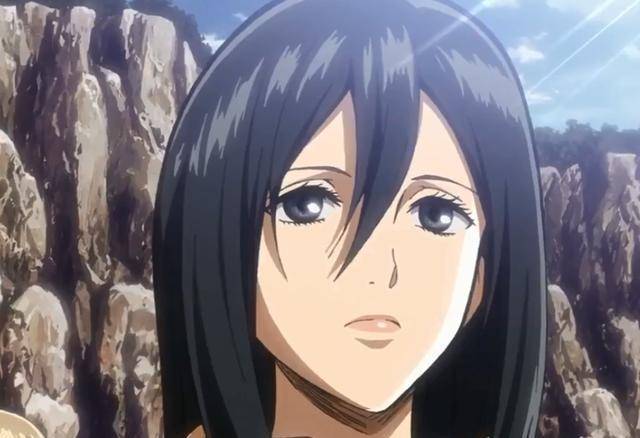 巨人最终季动画三笠形象引热议纯度过高的人设画风爷们过头了_漫画_很