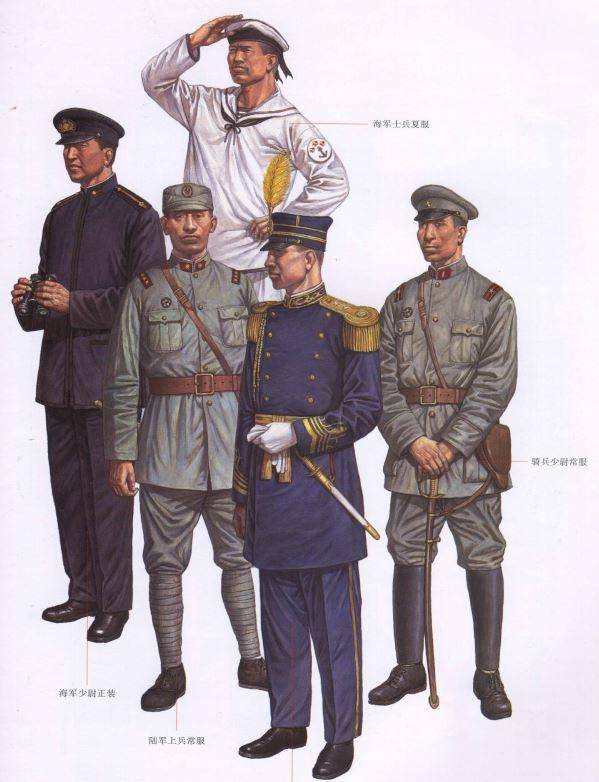 服為軍正,追尋中國百年軍服發展史——偽滿洲國偽軍軍裝_政府_日本