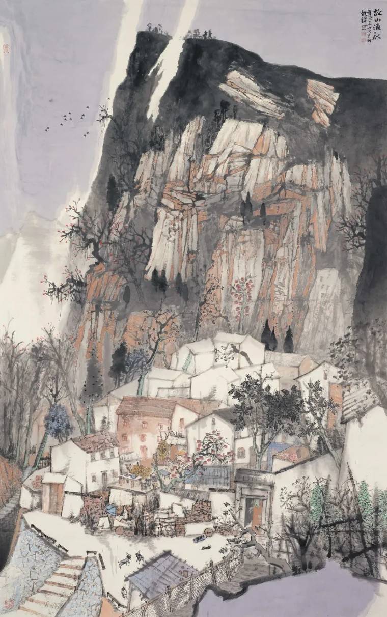 薛铁锋|故山清秋 230cm×145cm杨华奇|湘西游 180cm×110cm杨铁春