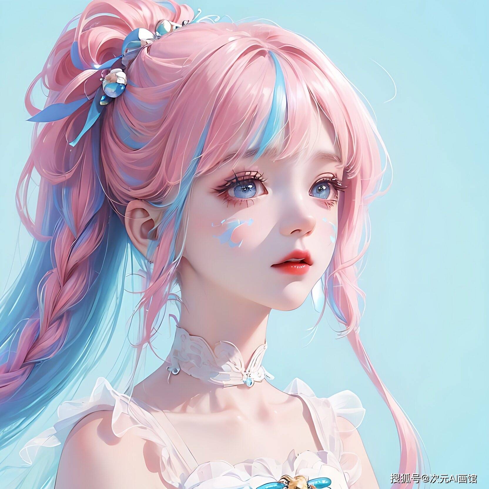 ai绘画丨优质头像,女生头像,高清壁纸丨含(关键词)_the_--ar_face