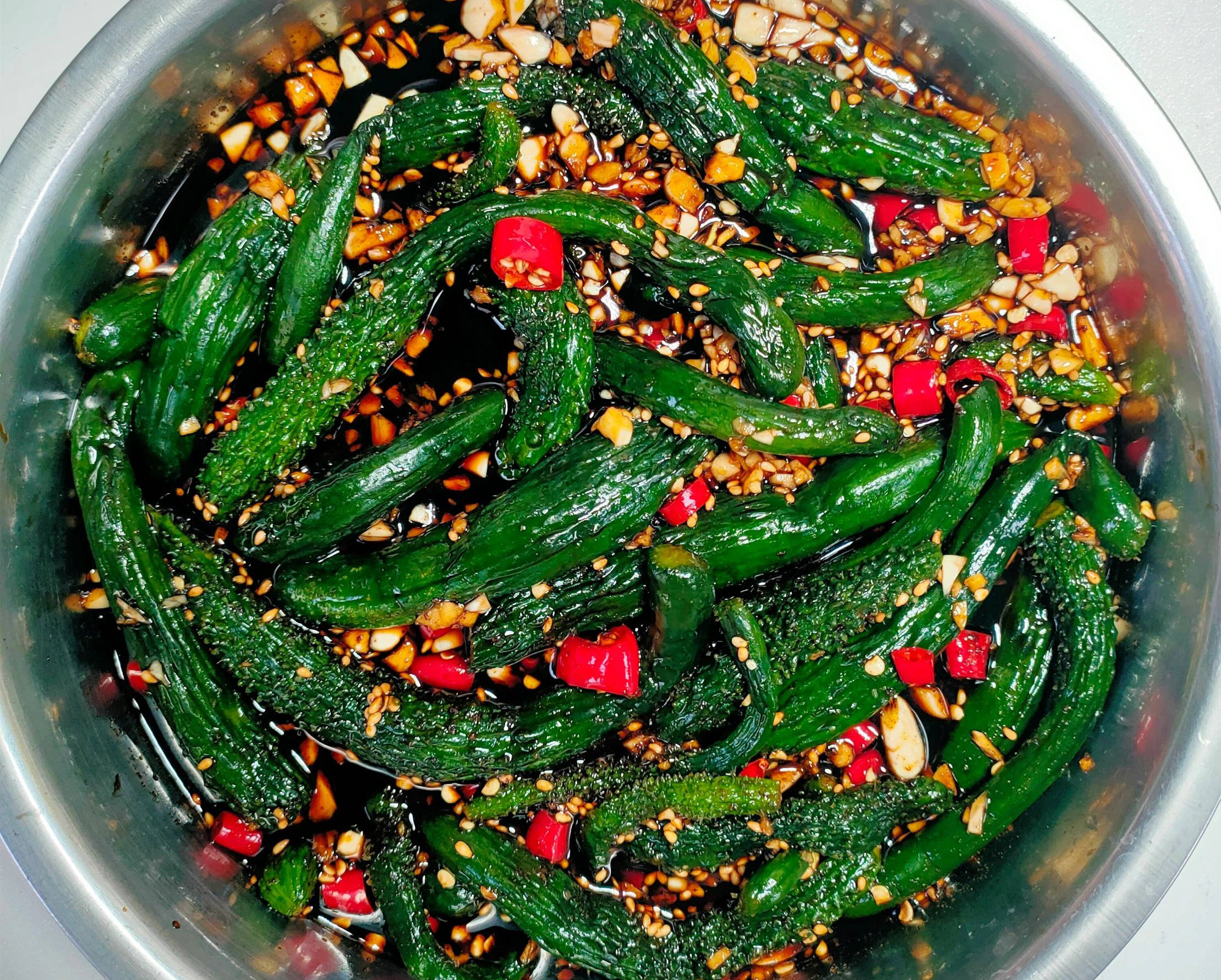 腌小黄瓜不用买,在家教你6种家常做法,清脆爽口,家人都爱吃_辣椒_口味