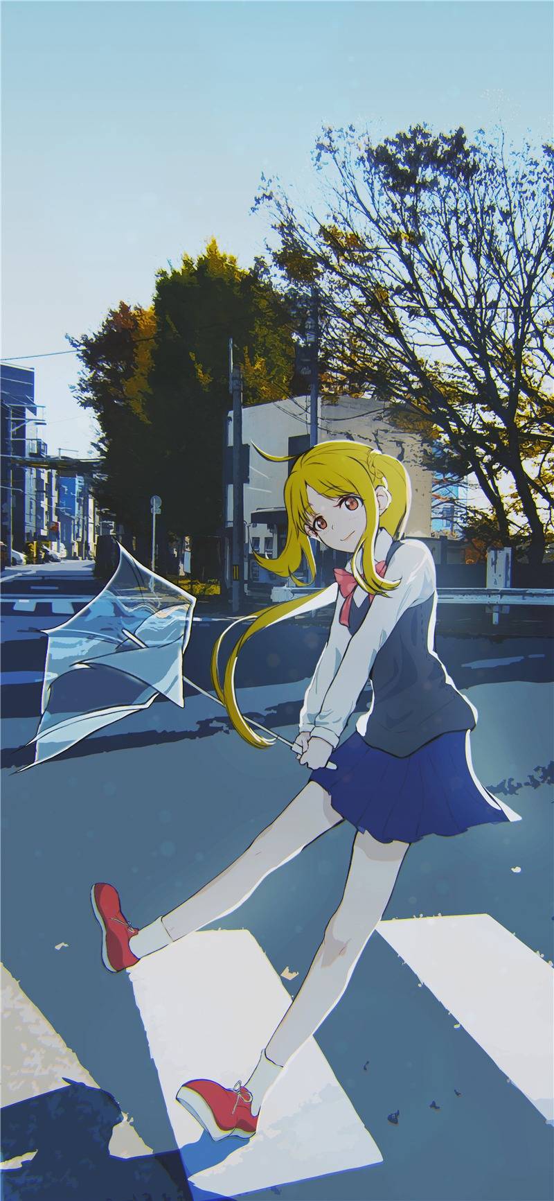 氛围感壁纸!人行横道特辑p站二次元美图欣赏