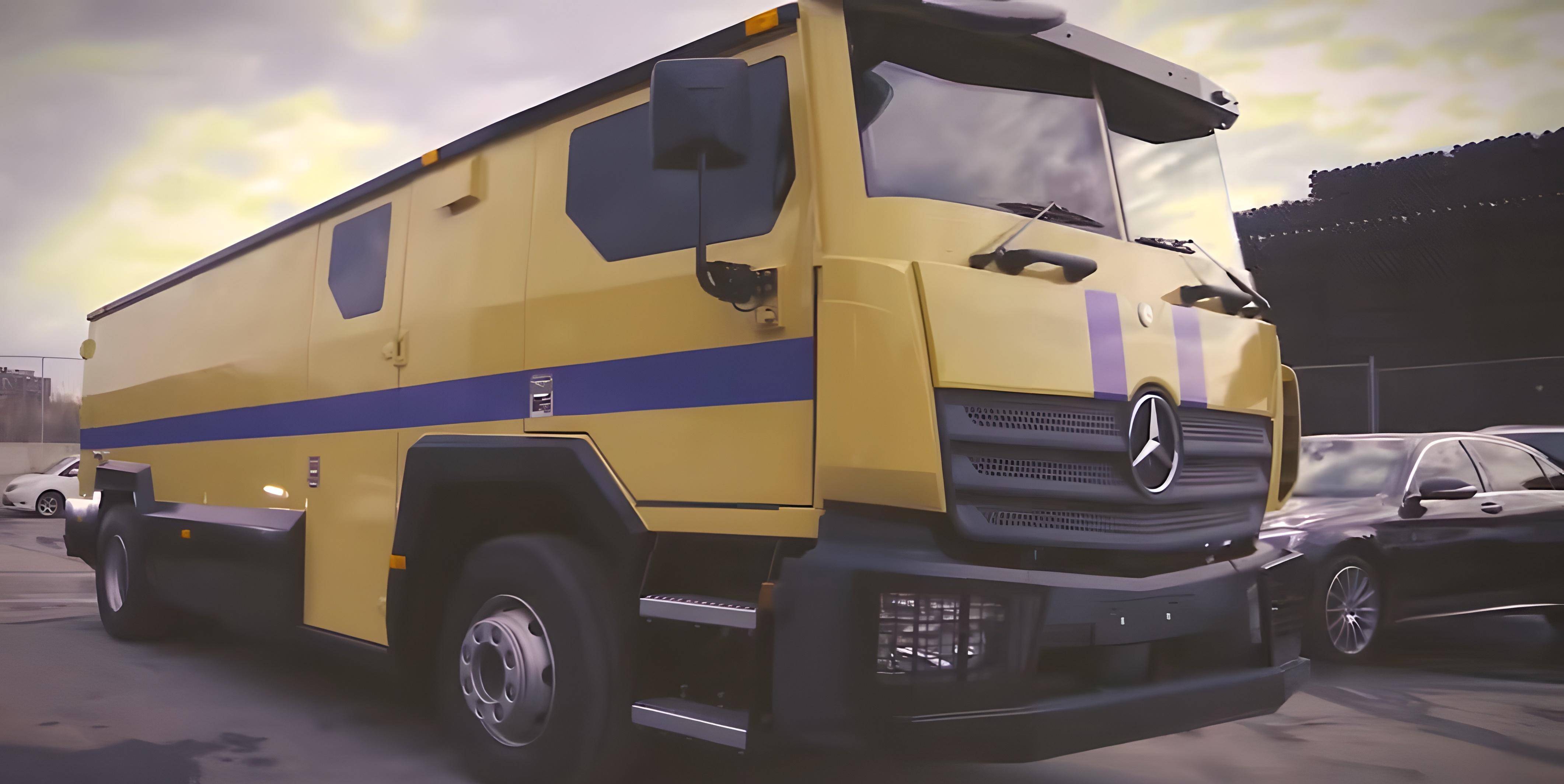 奔驰sprinter 718,是一款越野运输汽车,由德国公司carl friedrichs