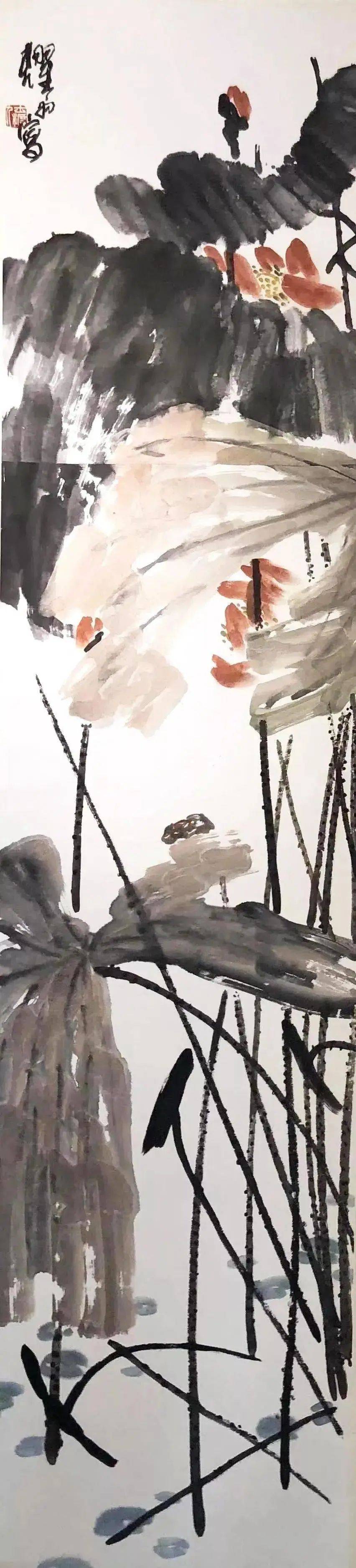 沈耀初大写意花鸟画作,令人叹服!