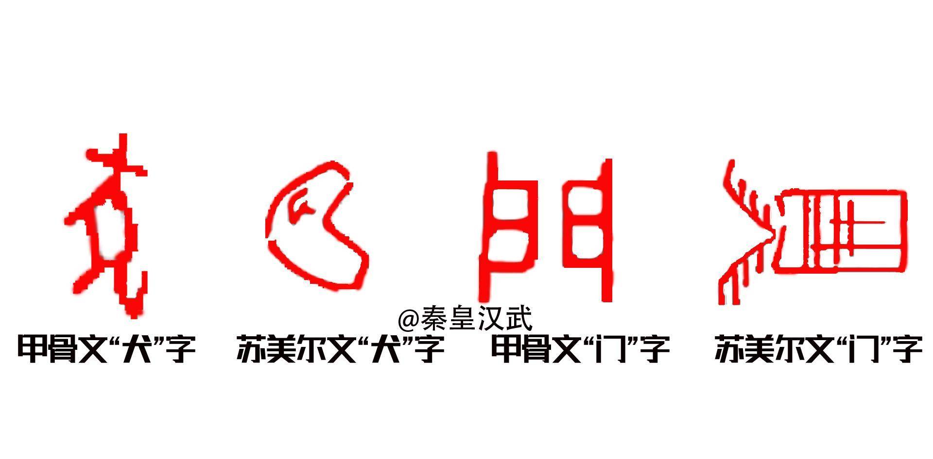 文字,但甲骨文造字原則是以事物整體取象,如