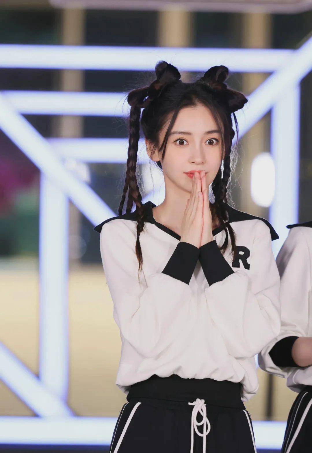 angelababy藏族公主造型封神!简直美在心尖上_发型_少女_显得