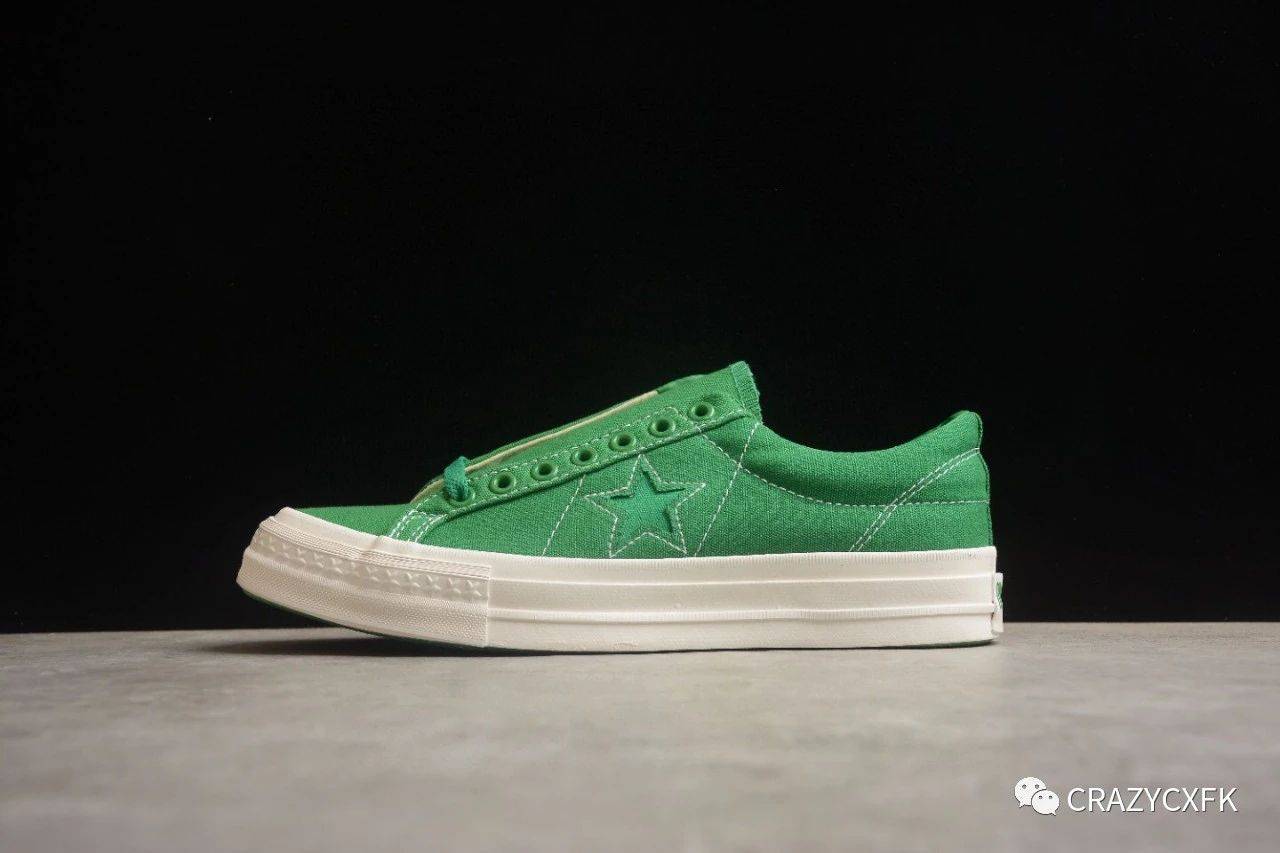 匡威converse cons one star j vtg canvas 日版绿色防滑低帮帆布鞋