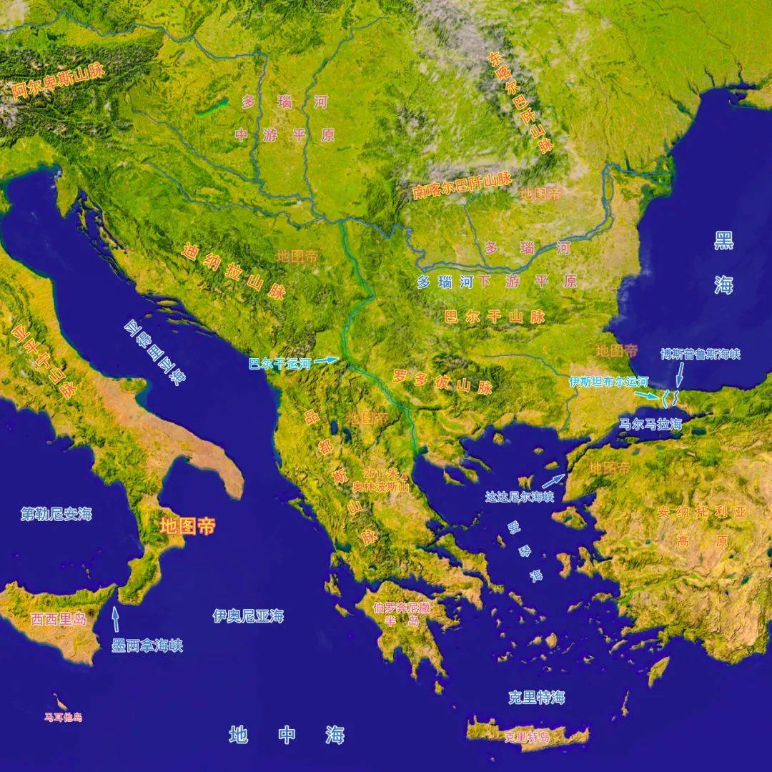 波斯普鲁斯海峡地图图片