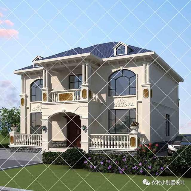 颜色搭配鲜明轻快造型简约,精美又实用别墅_生活_房子_外观