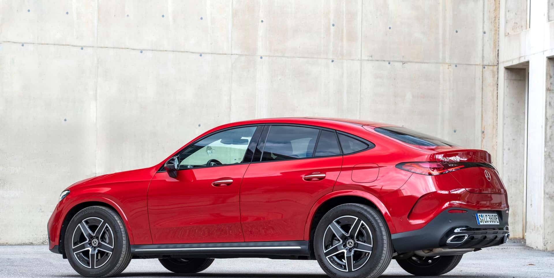 保持时尚动感,全新奔驰glc coupe轿跑suv插电混动版实拍图发布_搜狐