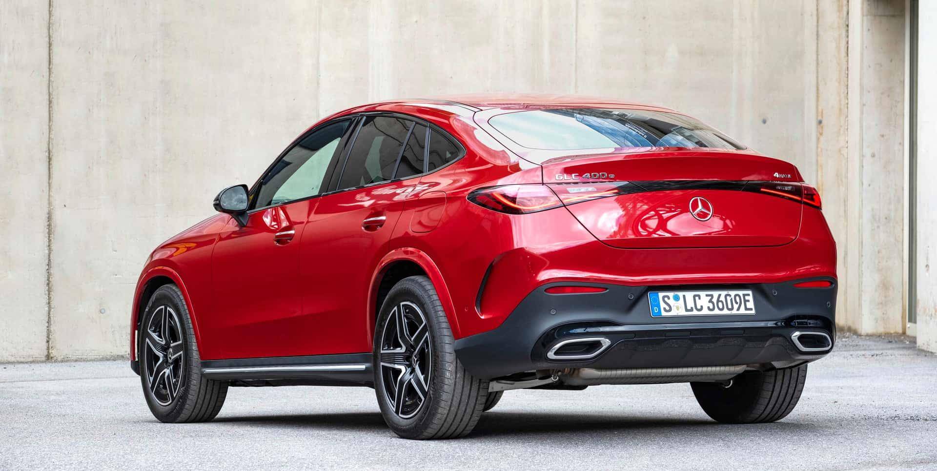 保持时尚动感,全新奔驰glc coupe轿跑suv插电混动版实拍图发布_搜狐