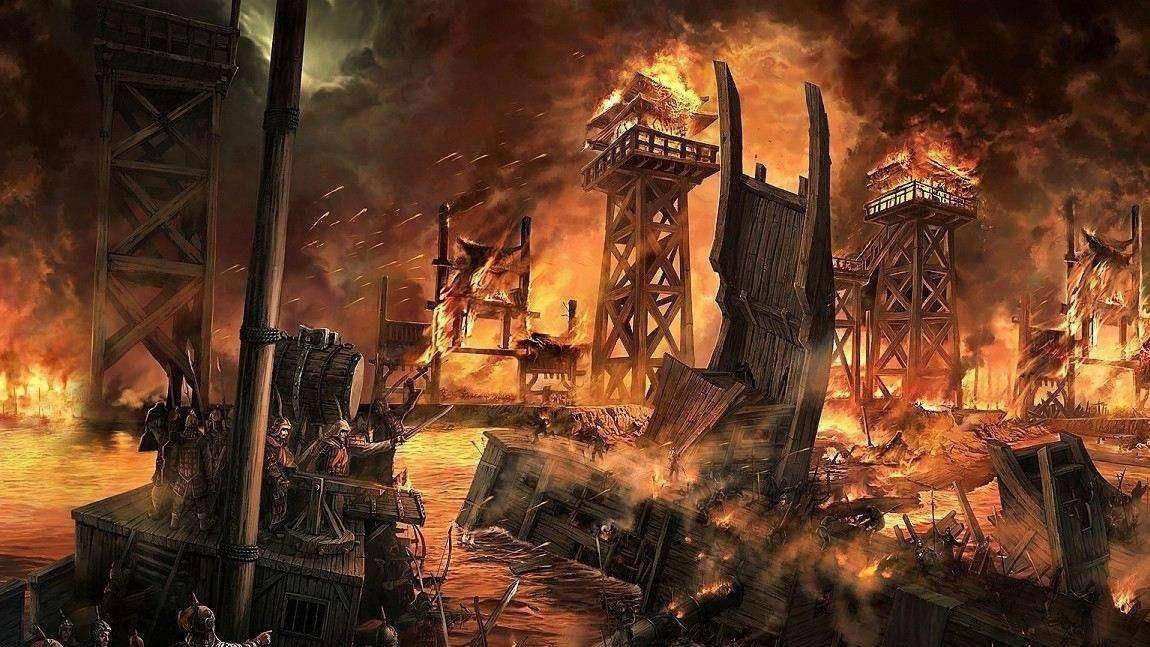 火烧乌巢,袁绍大败倘若袁绍没有那么头铁,采取田丰的建议,开局狗一波