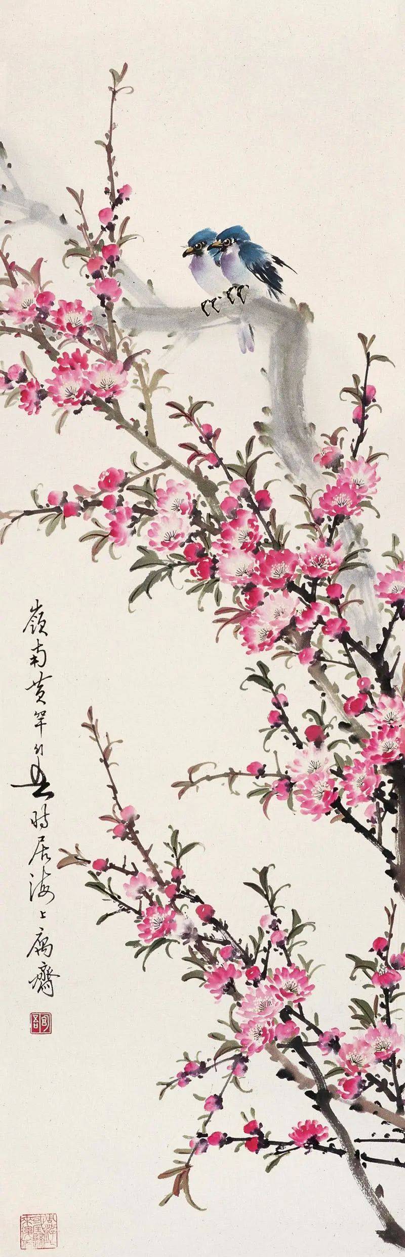 惊艳花鸟画，美得让人窒息！_搜狐网