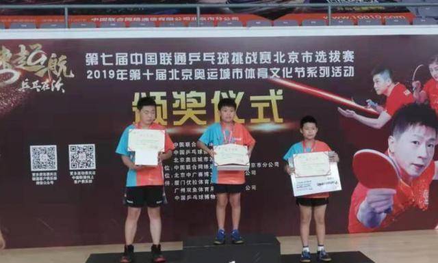 2019"乒乓在沃"第七届中国联通乒乓球挑战赛北京赛区