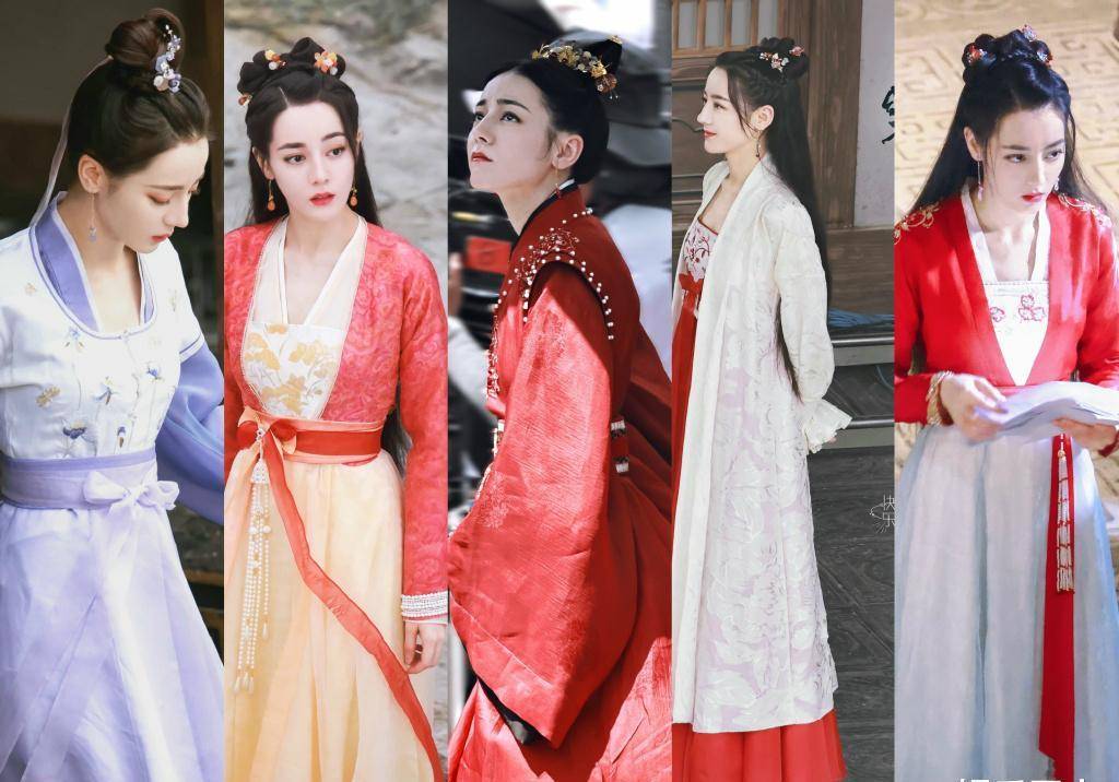 《安乐传》最飒造型,迪丽热巴白发编发,龚俊黑金华服,女群演颜值非常