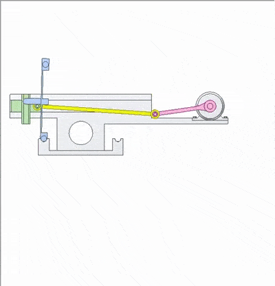 常见90度工位旋转机构有哪些?一起来看看!_绿色_推杆_粉色