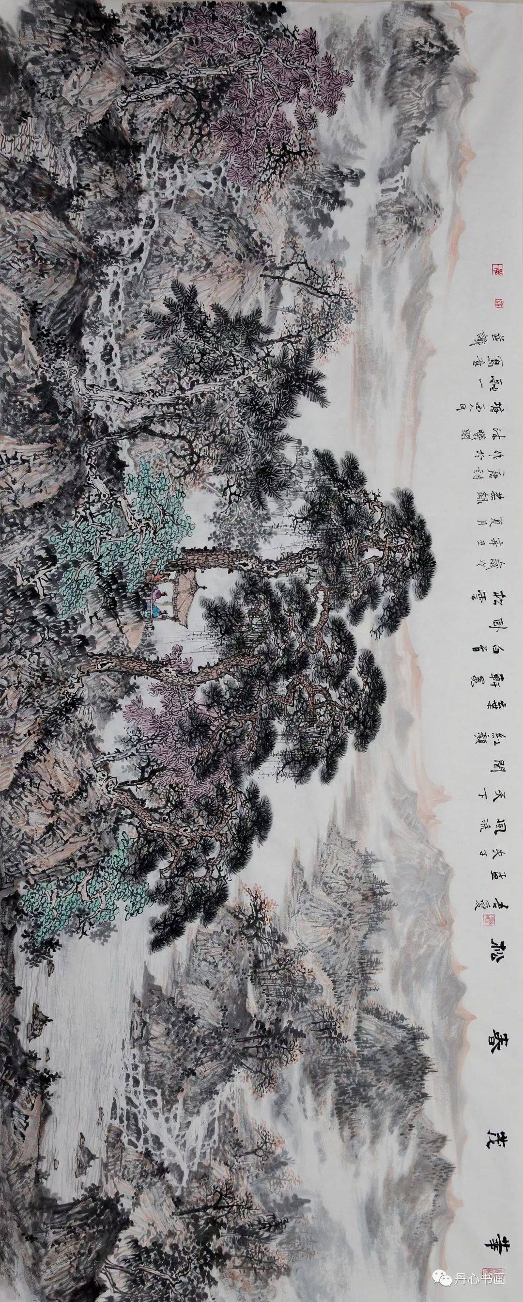 典雅细腻,意境优美|山水画家徐万年_作品_自然_写实