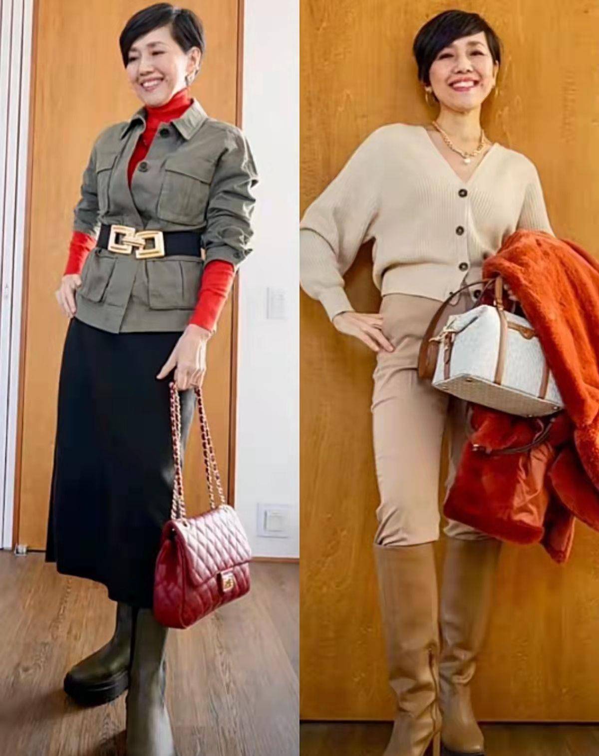 懂得穿衣的女人也可以美丽优雅,看看这位外国家庭主妇,举止得体,大方