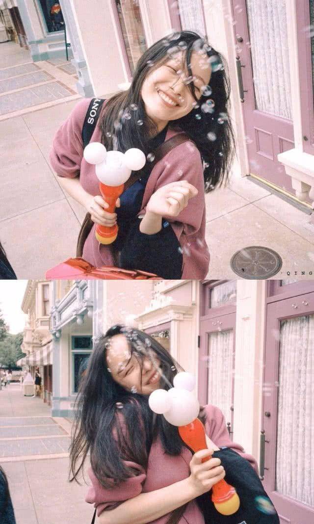 倪妮迪士尼表情秀,这也太可爱了!
