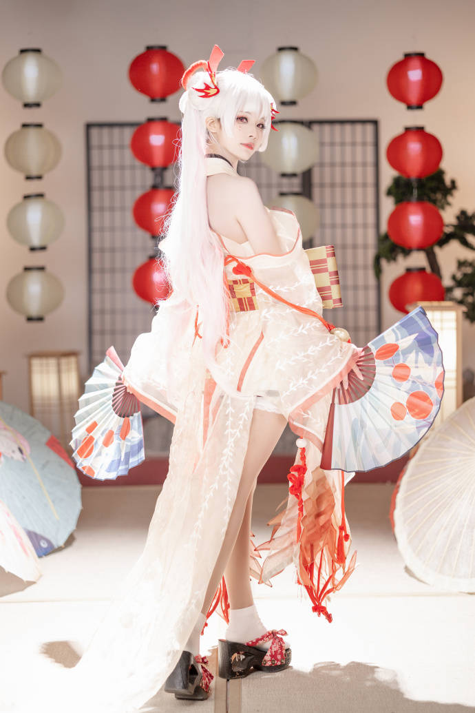 cos:决战平安京不知火cosplay正片9p-河野华_伊喵_白嫖_部落