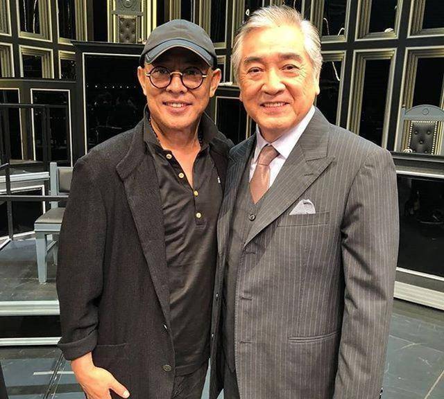 罕见公开亮相,李连杰现身香港与83岁岳父同框合影!_利智_向华强_表演