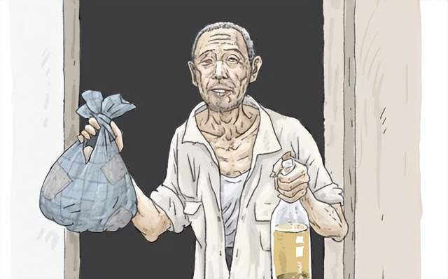 这个形象的老王,可见都病成什么样了,为什么他这个时候会突然出现在