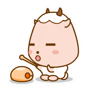 敲木鱼gif动态表情_可爱敲木鱼的表情图片