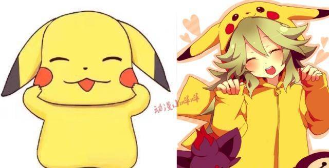 美国队长_皮卡丘_样子