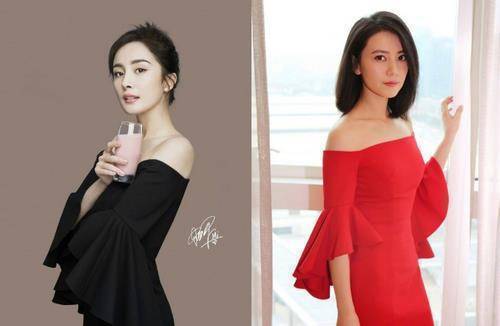 杨幂穿了高圆圆的同款,皮肤这么白也比不了气质!_感觉_女神_中高