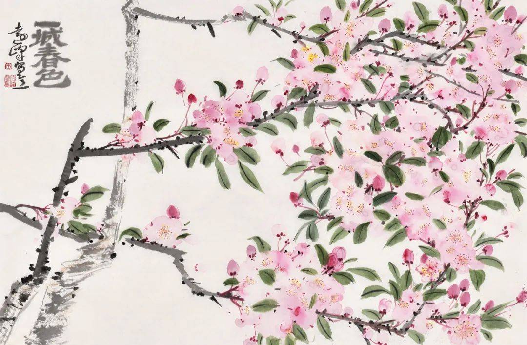 学院派丨王远峰 · 望春风_cm-_纸本_中国画